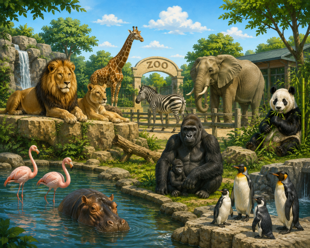 zoo animals